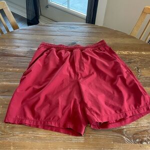Lululemon, Red Athletic Shorts, M, 6”